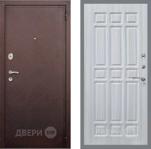 Дверь Рекс (REX) 2 Медный Антик FL-33 Сандал белый в Дмитрове