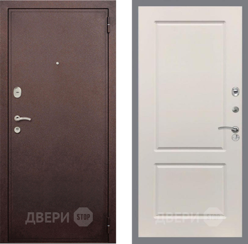 Входная металлическая Дверь Рекс (REX) 2 Медный Антик FL-117 Шампань в Дмитрове