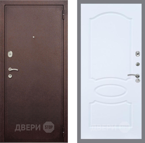 Дверь Рекс (REX) 2 Медный Антик FL-128 Силк Сноу в Дмитрове