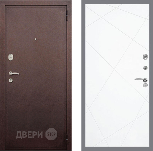 Дверь Рекс (REX) 2 Медный Антик FL-291 Силк Сноу в Дмитрове