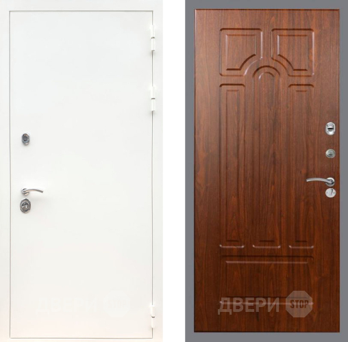 Дверь Рекс (REX) 5 Белая Шагрень FL-58 Морёная берёза в Дмитрове