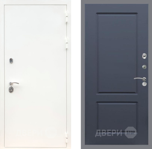Входная металлическая Дверь Рекс (REX) 5 Белая Шагрень FL-117 Силк титан в Дмитрове