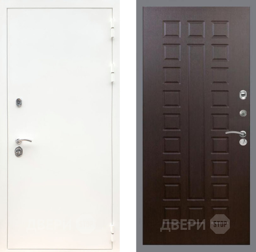 Дверь Рекс (REX) 5 Белая Шагрень FL-183 Венге в Дмитрове