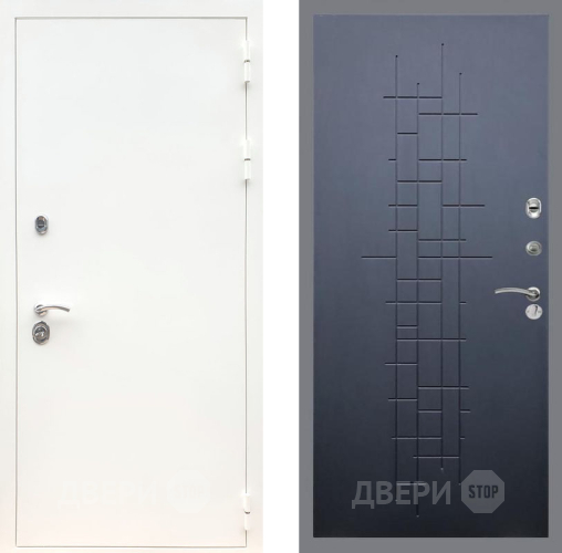 Дверь Рекс (REX) 5 Белая Шагрень FL-289 Ясень черный в Дмитрове