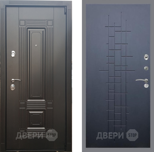 Входная металлическая Дверь Рекс (REX) 9 FL-289 Ясень черный в Дмитрове