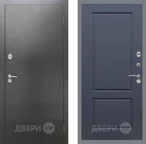 Входная металлическая Дверь Рекс (REX) 2А Серебро Антик FL-117 Силк титан в Дмитрове