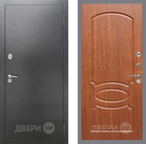 Входная металлическая Дверь Рекс (REX) 2А Серебро Антик FL-128 Морёная берёза в Дмитрове