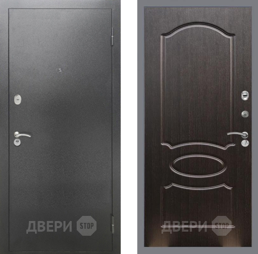 Входная металлическая Дверь Рекс (REX) 2А Серебро Антик FL-128 Венге светлый в Дмитрове