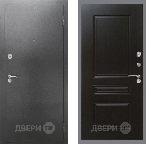 Входная металлическая Дверь Рекс (REX) 2А Серебро Антик FL-243 Венге в Дмитрове