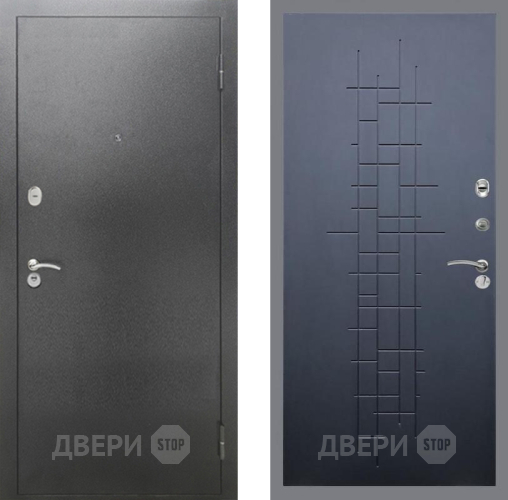Дверь Рекс (REX) 2А Серебро Антик FL-289 Ясень черный в Дмитрове