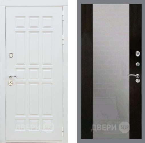Дверь Рекс (REX) 8 Силк Сноу СБ-16 Зеркало Венге в Дмитрове