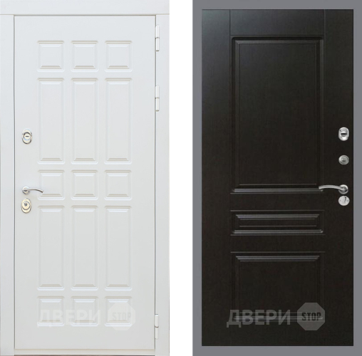Входная металлическая Дверь Рекс (REX) 8 Силк Сноу FL-243 Венге в Дмитрове
