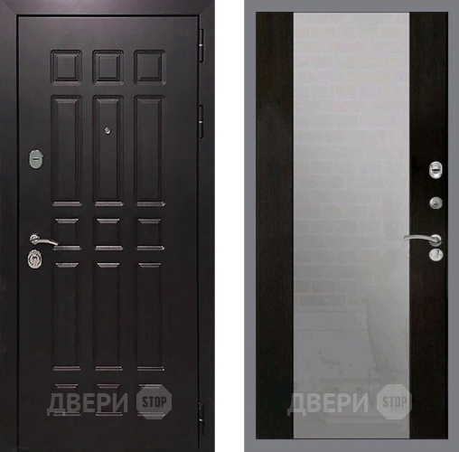 Дверь Рекс (REX) 8 СБ-16 Зеркало Венге в Дмитрове