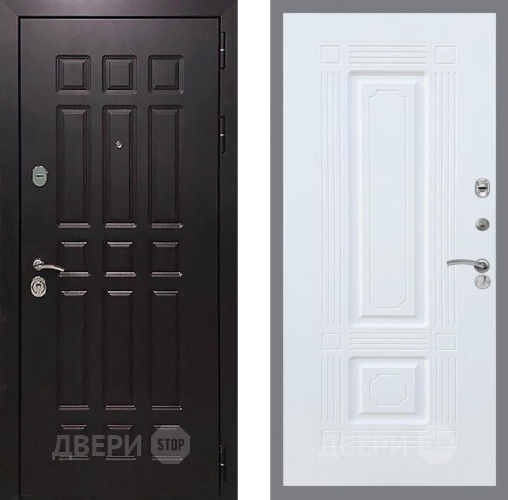Входная металлическая Дверь Рекс (REX) 8 FL-2 Силк Сноу в Дмитрове