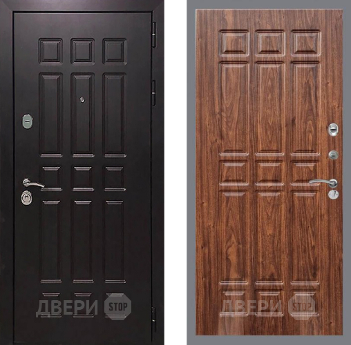 Дверь Рекс (REX) 8 FL-33 орех тисненый в Дмитрове