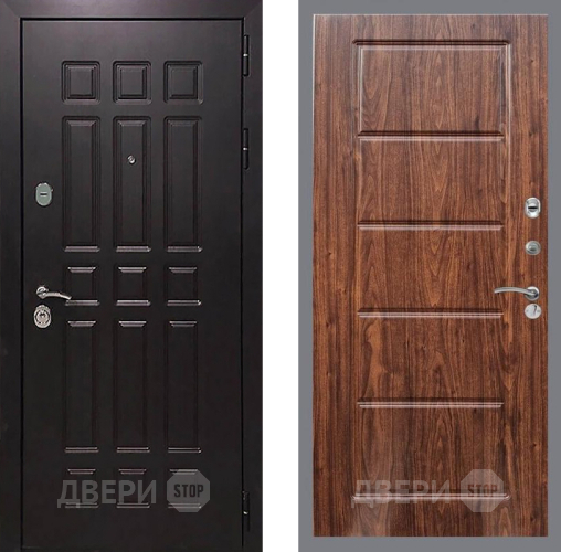Дверь Рекс (REX) 8 FL-39 орех тисненый в Дмитрове