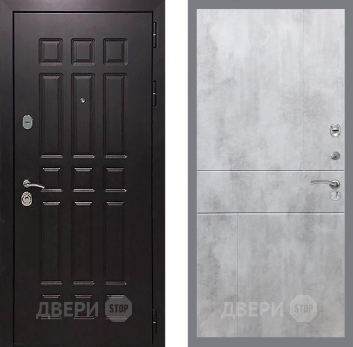 Входная металлическая Дверь Рекс (REX) 8 FL-290 Бетон светлый в Дмитрове