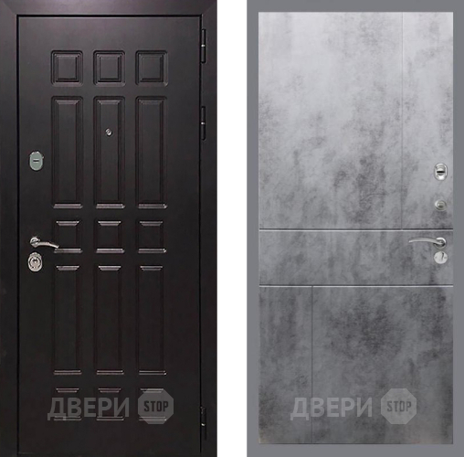 Входная металлическая Дверь Рекс (REX) 8 FL-290 Бетон темный в Дмитрове