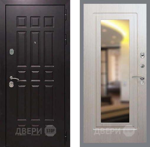 Входная металлическая Дверь Рекс (REX) 8 FLZ-120 Беленый дуб в Дмитрове