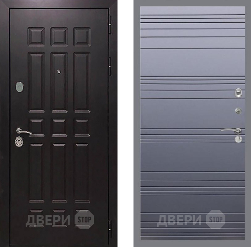 Дверь Рекс (REX) 8 Line Силк титан в Дмитрове