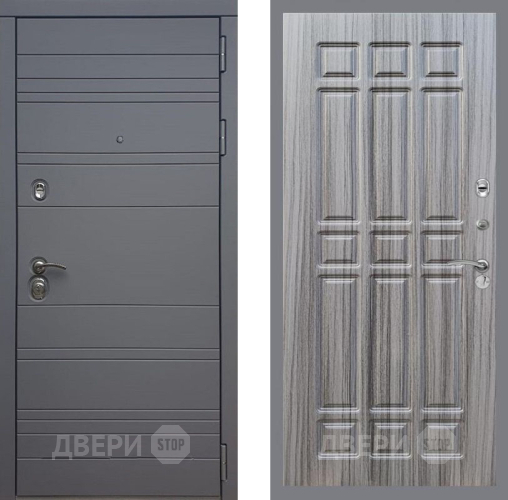 Входная металлическая Дверь Рекс (REX) 14 силк титан FL-33 Сандал грей в Дмитрове