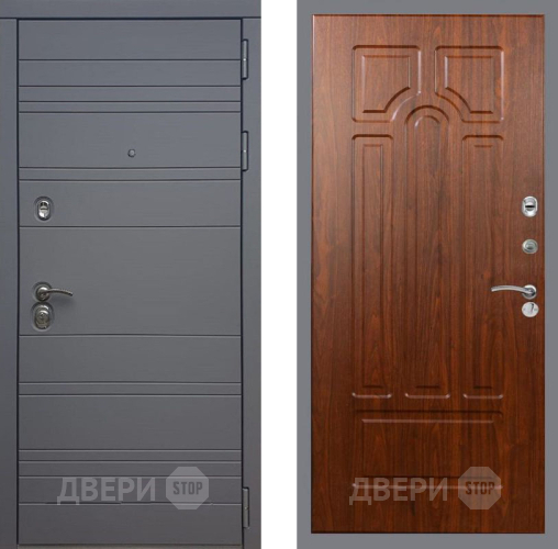 Входная металлическая Дверь Рекс (REX) 14 силк титан FL-58 Морёная берёза в Дмитрове