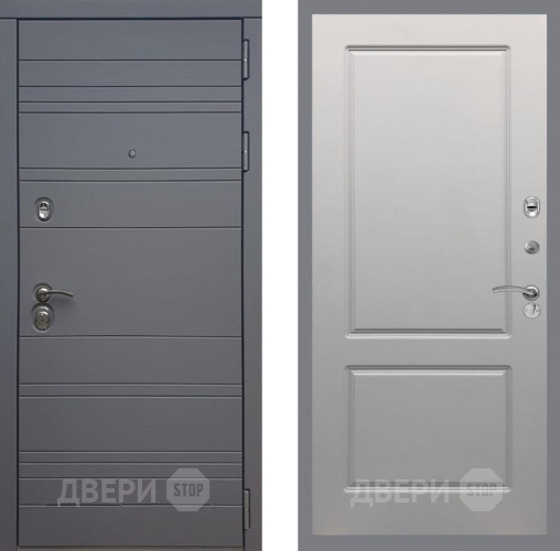 Дверь Рекс (REX) 14 силк титан FL-117 Грей софт в Дмитрове