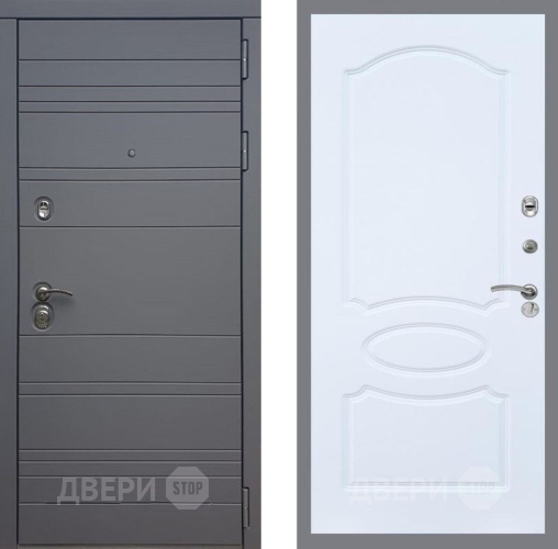 Дверь Рекс (REX) 14 силк титан FL-128 Силк Сноу в Дмитрове