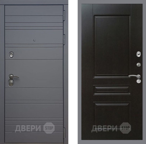 Входная металлическая Дверь Рекс (REX) 14 силк титан FL-243 Венге в Дмитрове