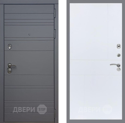 Входная металлическая Дверь Рекс (REX) 14 силк титан FL-290 Силк Сноу в Дмитрове