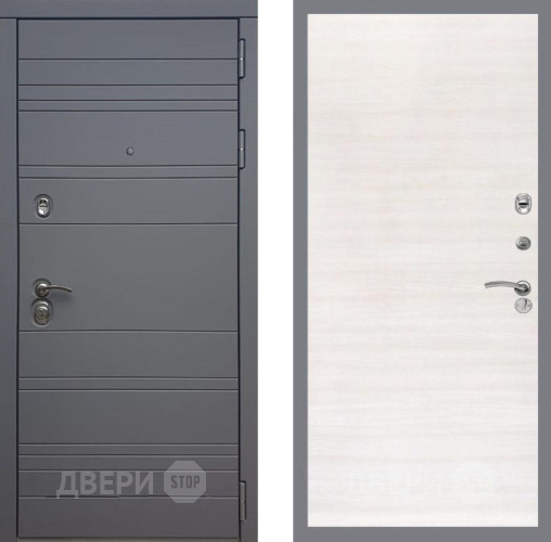 Входная металлическая Дверь Рекс (REX) 14 силк титан GL Акация в Дмитрове