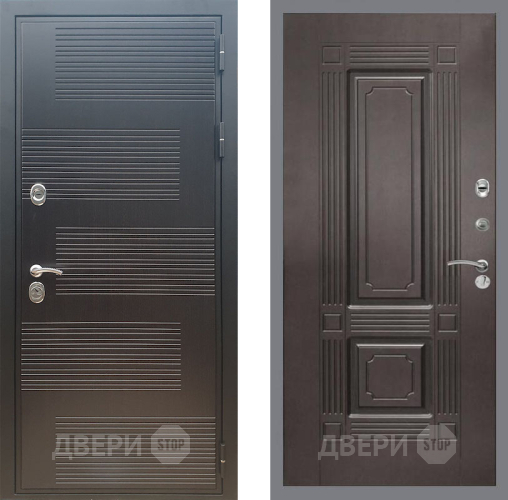 Входная металлическая Дверь Рекс (REX) премиум 185 FL-2 Венге в Дмитрове