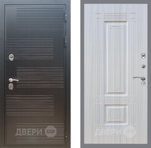 Входная металлическая Дверь Рекс (REX) премиум 185 FL-2 Сандал белый в Дмитрове