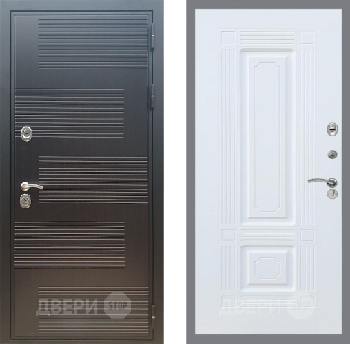Входная металлическая Дверь Рекс (REX) премиум 185 FL-2 Силк Сноу в Дмитрове