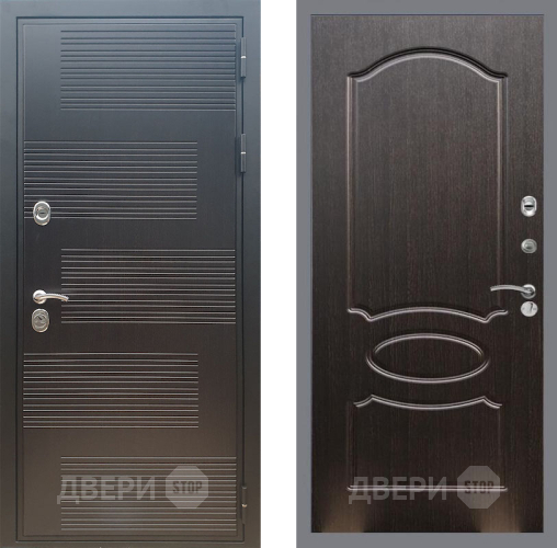 Входная металлическая Дверь Рекс (REX) премиум 185 FL-128 Венге светлый в Дмитрове