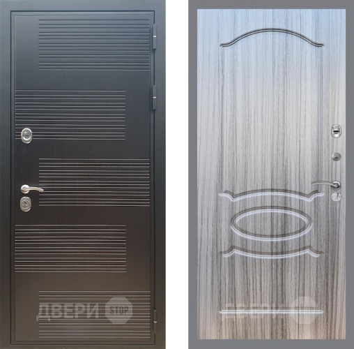 Входная металлическая Дверь Рекс (REX) премиум 185 FL-128 Сандал грей в Дмитрове
