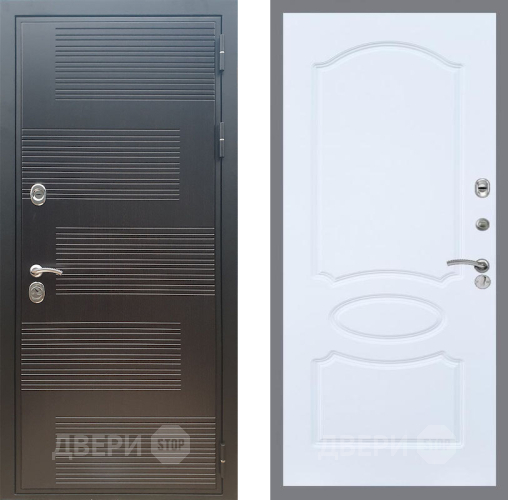 Входная металлическая Дверь Рекс (REX) премиум 185 FL-128 Силк Сноу в Дмитрове