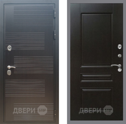 Входная металлическая Дверь Рекс (REX) премиум 185 FL-243 Венге в Дмитрове