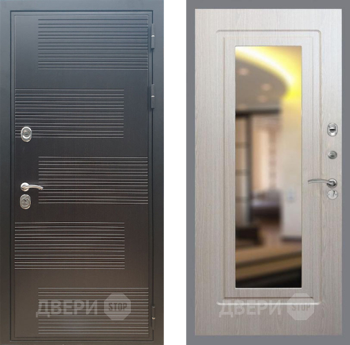 Входная металлическая Дверь Рекс (REX) премиум 185 FLZ-120 Беленый дуб в Дмитрове