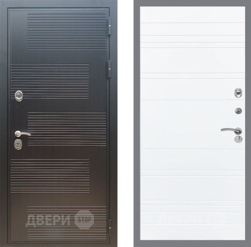 Входная металлическая Дверь Рекс (REX) премиум 185 Line Силк Сноу в Дмитрове