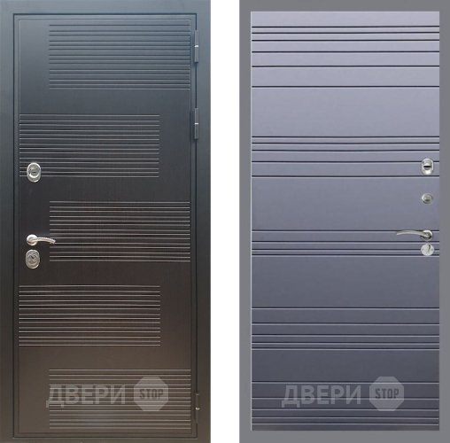 Входная металлическая Дверь Рекс (REX) премиум 185 Line Силк титан в Дмитрове