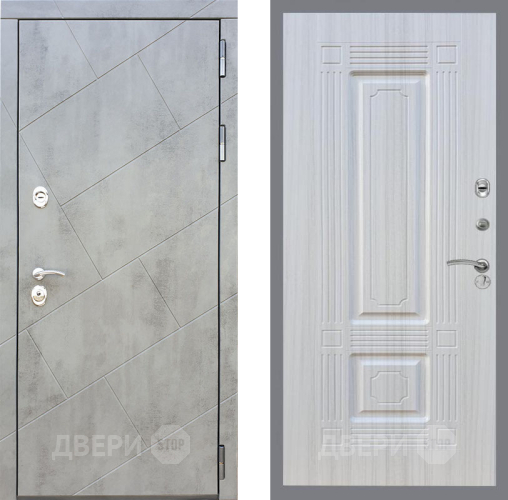 Входная металлическая Дверь Рекс (REX) 22 FL-2 Сандал белый в Дмитрове