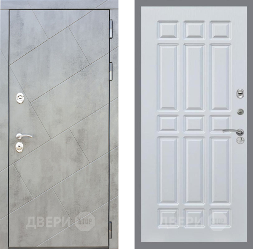 Входная металлическая Дверь Рекс (REX) 22 FL-33 Белый ясень в Дмитрове