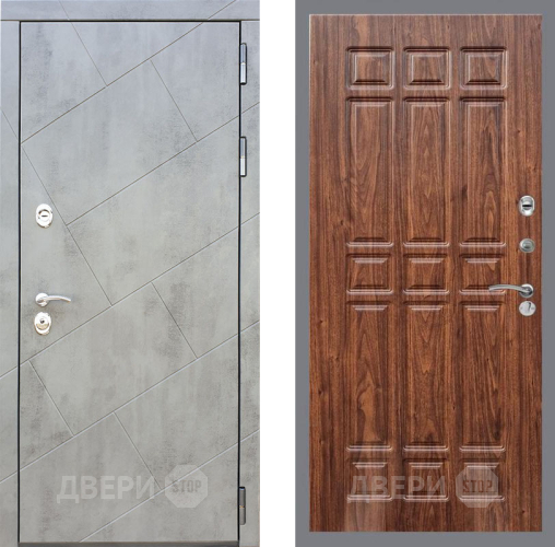 Входная металлическая Дверь Рекс (REX) 22 FL-33 орех тисненый в Дмитрове