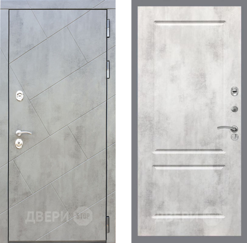 Входная металлическая Дверь Рекс (REX) 22 FL-117 Бетон светлый в Дмитрове