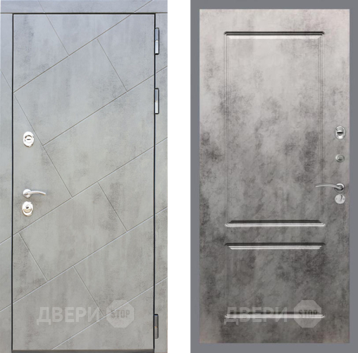 Входная металлическая Дверь Рекс (REX) 22 FL-117 Бетон темный в Дмитрове