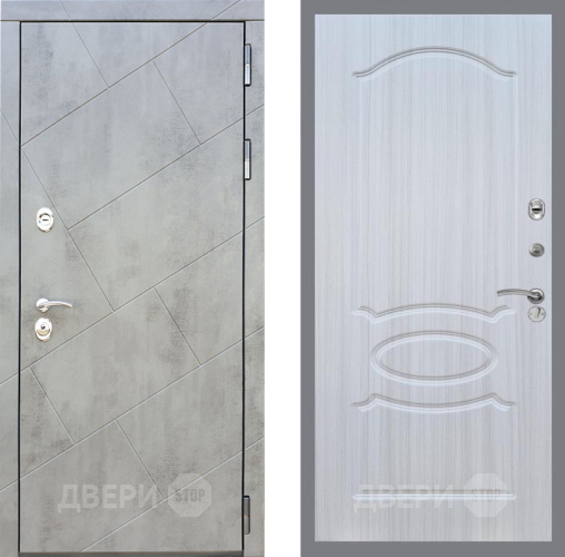 Входная металлическая Дверь Рекс (REX) 22 FL-128 Сандал белый в Дмитрове