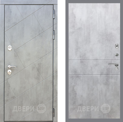 Входная металлическая Дверь Рекс (REX) 22 FL-290 Бетон светлый в Дмитрове