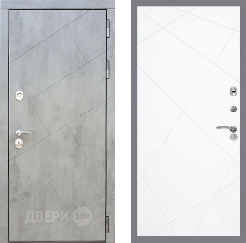 Входная металлическая Дверь Рекс (REX) 22 FL-291 Силк Сноу в Дмитрове