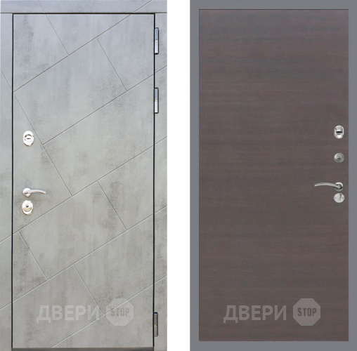 Входная металлическая Дверь Рекс (REX) 22 GL венге поперечный в Дмитрове